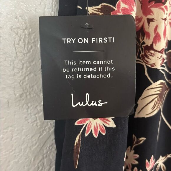 Lulus Feel the Music Blue Floral Print Maxi Dress, Full-Length Small Prom Easter - Picture 11 of 13